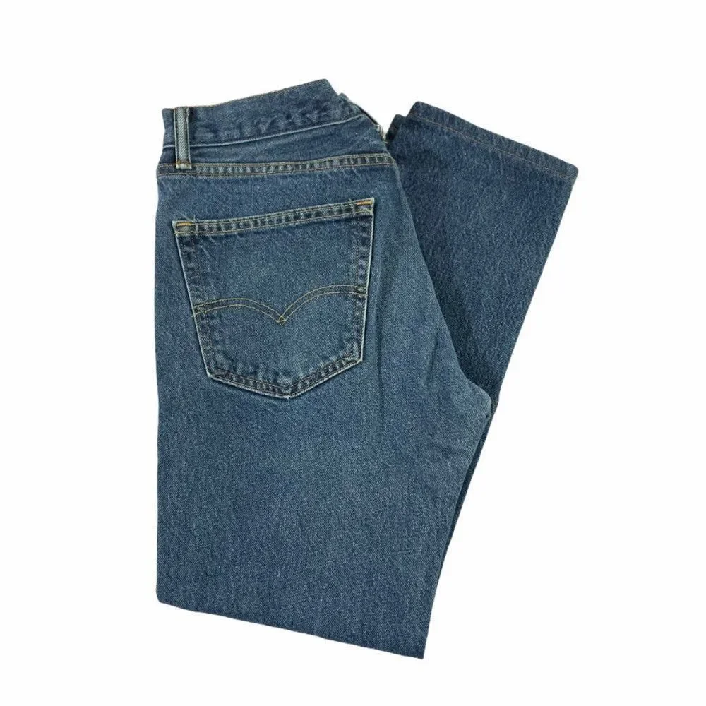 Levi's 505 Men's Dark Wash Denim Jeans‎